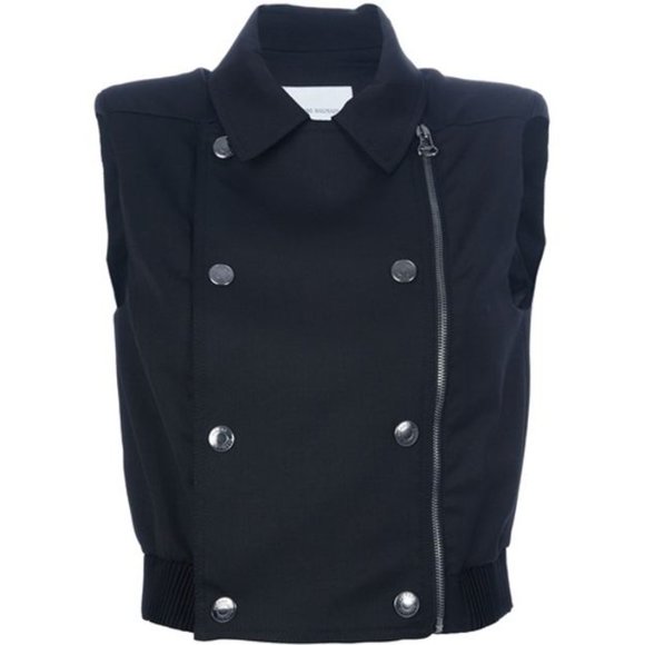 | Pierre Balmain | Cropped Double Breasted Gilet - Picture 3 of 7